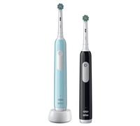 Oral-B Pro 1 PRO1CRSDUO cepillo eléctrico para dientes Adulto Cepillo dental oscilante Negro, Turquesa, Blanco