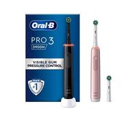 Cepillo de Dientes Eléctrico Pro 3 3900 DUO (Negro/Rosa) - ORAL-B