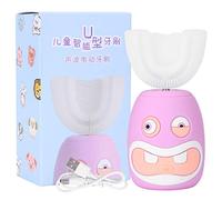 Cepillo de Dientes Eléctrico para Niños, Cepillo de Dientes Sónico Automático Recargable con LED Y Tres Engranajes, Cepillo de Dientes Inteligente de Dibujos Animados para 2-14 Años