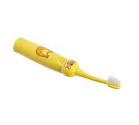 Cepillo de Dientes Eléctrico Para Niños, Patrón de Dibujos Animados Cepillo de Limpieza de Dientes Producto de Regalo Potencia 1W Con Cabezal de Cepillo Para Niños(Amarillo),kit de cepillo de dientes