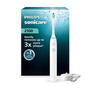 Philips Sonicare Serie 2100 - Cepillo dental sónico con 2 niveles de intensidad, función EasyStart, SmarTimer, autonomía de 14 días, blanco, modelo HX4021/01, [Nuevo]