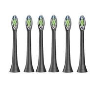 Cepillo De Dientes Eléctrico Que Reemplaza El Cabezal. Compatible Con Philips HX6552, HX6581, HX6582, HX3100, HX3110, HX3120 Y HX3130(Black x6pcs)