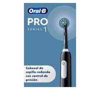 Cepillo de dientes eléctrico recargable Pro1 Negro con 1 cabezal y 1 recambio