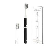 Cepillo de Dientes Eléctrico Sónico Para Adultos, Adecuado Para Niños, 2 Cabezales de Cepillo de Dientes, Mango de Cepillo de Dientes de Metal, Duración de la Batería 180 días, V1, Negro