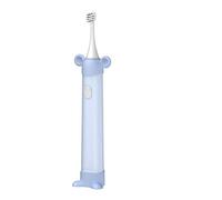 Cepillo de dientes eléctrico ultrasónico de diseño lindo para niños, azul