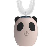 Cepillo de dientes eléctrico ultrasónico para niños, en forma de U 360 ° Cepillo de dientes sónico para niños sin manos con temporizador automático de 45 s, IPX7 a prueba de agua, 3 velocidades