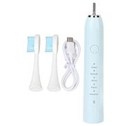 Cepillo de Dientes Electrónico, Cepillo de Dientes Sónico, Motor Ultrasónico con 2 Cabezales de Cepillo para el Cuidado Bucal Diario