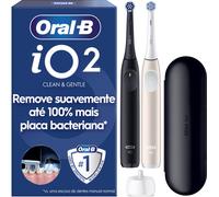 Cepillo de Dientes Elétrico ORAL-B IO2 Duo (2 Unidades - Negro y Rosa)