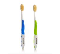 Cepillo de dientes manual suave Dr. Plotkas con hilo dental extra suave, ideal para adultos, ultra limpio, ideal para dientes y enc as sensibles,
