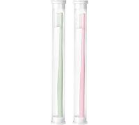 Cepillo de dientes Nano premium de inspiración nórdica, cepillos de dientes de ondas extrasuaves para adultos con 20000 cerdas suaves, cepillo de dientes Micro Nano con caja (B,2pcs)