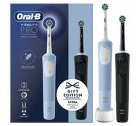 Oral-B Vitality Pro Duo Adulto Cepillo dental oscilante Negro, Azul, Blanco
