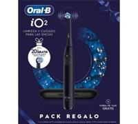 Cepillo de Dientes Oscilante Rotativo Braun Oral-B iO 2 3 Modos 2 Cabezales Sensor de Presión Temporizador Estuche
