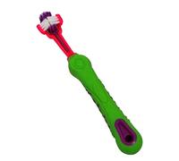 Cepillo de dientes para mascotas de 3 lados para perros Cuidado de dientes Perro Gatos Limpieza Cepillo de boca Prevención del mal aliento Encías sarro Problemas mascota perro gatos cepillo de dientes para perros de raza pequeña y grande Shih Tzu gatito cachorro suave