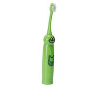 Cepillo de dientes para niños, 6000 veces/minuto Cepillo de dientes lavable Robusto PP + PBT Cepillo de pelo para el hogar para niños(Green frog)