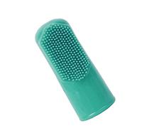 Cepillo de dientes para perro para limpieza de dientes cepillo de dedos con cerdas 2 caras diseños cepillo de dedos para refrescar eficazmente el aliento de mascotas, cepillo de dientes de silicona para dedos con cerdas pequeñas para perros y gatos perro