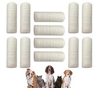 Cepillo de Dientes para Perros,12 cepillos de Dientes para Perros - Kit de Cepillo de Dientes para Dedos 360º, diseño ergonómico, cerdas envolventes Completas para una fácil Limpieza de los Zebroau