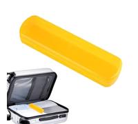 cepillo de dientes para viajar, soporte de cepillo de dientes de viaje - Organizador de cepillo de dientes portátil, de pasta de dientes impermeable, NARANJA, Scatola di archiviazione