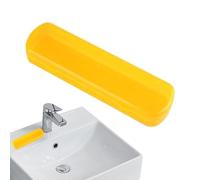 Cepillo de dientes para viajes, cepillo de viaje,Caja de almacenamiento de cepillos portátil | Soporte de cepillo de dientes higiénico a prueba de fugas para viajes RV Road Trip Sink Vanity, Orange 1