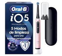 Cepillo de dientes recargable iO5 Rosa con 1 cabezal y estuche de viaje