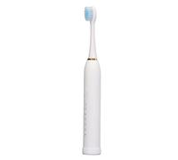 Cepillo de Dientes Recargable USB, Cepillo de Dientes Electrónico de 6 Modos que Elimina las Manchas con 4 Cabezales para Adultos para Uso en Viajes (Blanco)