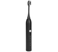 Cepillo de Dientes Sónico, Cepillo de Dientes con Carga USB, Eliminación de Manchas, Pelo Suave, Agradable a la Piel, Compacto, Portátil, Ergonómico para Hombres, Mujeres, para el Hogar,(negro)