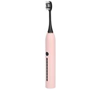 Cepillo de Dientes Sónico, Cepillo de Dientes con Carga USB, Eliminación de Manchas, Pelo Suave, Agradable a la Piel, Compacto, Portátil, Ergonómico para Hombres, Mujeres, para el Hogar,(Rosado)