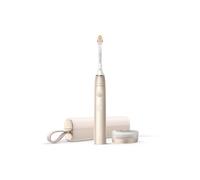 Philips Sonicare DiamondClean Prestige 9900: cepillo dental eléctrico sónico con un cabezal de cepillado Premium All-in-One A3 y estuche de carga en color champán modelo HX9992/11