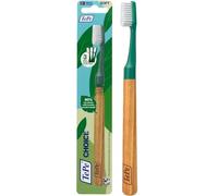 Cepillo de Dientes TePe Choice, Suave, Verde, 1 ud. Mango de Madera