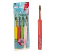 Cepillo de dientes tepe colour compact, extra suave, 4 ud., cepillo de