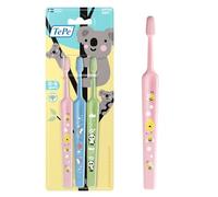 Cepillo de Dientes TePe Mini, Extra Suave, Colores Surtidos, 3 ud. | Cepillo de dientes infantil, Cerdas extrasuaves para una limpieza respetuosa, Desde el primer diente hasta los 6 años