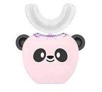 Cepillo de dientes ultrasónico impermeable en forma de U para niños de silicona automático inteligente cepillo de dientes eléctrico inteligente 360 grados de limpieza USB recargable