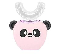 Cepillo de dientes ultrasónico impermeable en forma de U para niños de silicona automático inteligente cepillo de dientes eléctrico inteligente 360 grados de limpieza USB recargable
