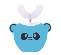 Cepillo de dientes ultrasónico impermeable en forma de U para niños de silicona automático inteligente cepillo de dientes eléctrico inteligente 360 grados de limpieza USB recargable