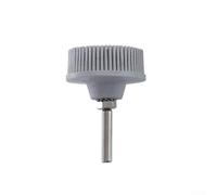Cepillo de disco de taladro eléctrico de 5 cm, cepillo abrasivo de esmeril montado en goma para acabado de metal, eliminación de óxido, pulido y desbarbado (opciones de grano 50# / 80# / 120#) (blanco