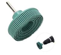 Cepillo de Disco para Taladro Eléctrico, Rueda de Pulido 3 Pulgadas Verde, Cepillo Abrasivo para Metal Duro, Desbarbadora para Herramientas, Accesorio para Lijado y Acabado Fino