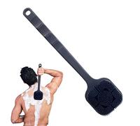 Cepillo de ducha corporal | Depurador corporal con cepillo de baño de doble cara | Depurador trasero de uso húmedo y seco para ducha para hombres mujeres mayores, cepillo de baño Jingan