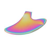 Cepillo de elevación permanente de pestañas, de acero inoxidable brillante, lavable, portátil, reutilizable, para mujeres para el hogar (V)