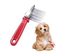 Cepillo de eliminación de perros suave para pieles sensibles, cepillo para mascotas, pérdida de aseo de doble cara, cuchillas desenredantes, samoyedo, Golden Retriever,