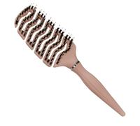 Cepillo de entrenamiento para el cabello, cepillo de peluquería | Cepillos de pelo con cerdas y flexibles para un estilo doméstico de calidad de salón