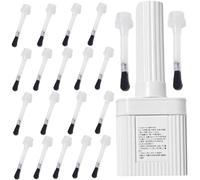 Cepillo de esmalte de uñas 20pcs REEMPLAZO CABEZA REDEDE CHELLE GILLO CON LA HERRAMIENTA DE POLLO DE LA CALLE DE LA BOTOR DE LA BOTADA VACAD