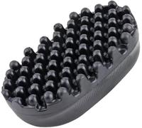 Cepillo de esponja de goma para cabello rizado, peine afro ondulado para cabello rizado natural, herramienta de trenzado para rastas para hombres y mujeres