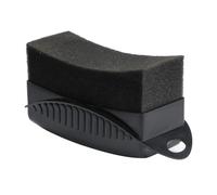 Cepillo de esponja for pulir y encerar llantas coche, cepillo for lavado limpieza plásticos ABS, almohadillas aplicadoras for el contorno neumáticos, accesorios detalle(Black without cover)
