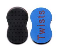 Cepillo de esponja mágico de doble onda para hombre, de alta calidad, herramienta de peinado para rastas y cabello rizado