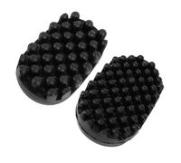 Cepillo de Esponja para Torcer el Cabello, 2 Piezas de Cepillo de Rizo Profesional de Goma para Rastas, Bloqueo de Giro, Afro Rizo, Herramienta para el Cuidado del Cabello