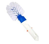 Cepillo de esquina de piscina, cepillo de limpieza redondo con cerdas rígidas para escalones de piscina sobre el suelo, spas y estanques, se adapta a postes de 1.2 a 1.3 pulgadas