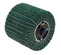 Cepillo de fibra sintética y láminas abrasivas Ø120 mm/L100 mm