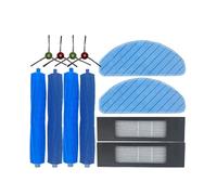 Cepillo de fregado con filtro, trapeador, cepillo lateral, piezas compatibles con Ecovacs DEEBOT T9 AIVI, accesorios for aspiradoras(12pcs)