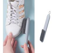 Cepillo de fregado para ropa doméstica, cepillo para zapatos, ropa, tenis, cepillo de limpieza portátil de plástico suave, fácil de agarrar, cepillo de limpieza del hogar para encimeras y bañeras