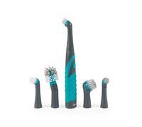 Cepillo de Fregar Turbo Antibac Beldray - Baño/Cocina, 5 Cabezas Intercambiables, Función Oscilante, Sin Rayas, Resistente a la Acumulación de Bacterias