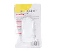 Cepillo de Gasa para Dedos, Limpiador de Lengua y Dientes, Cepillo para Dedos de bebé, Anillo Elástico, Gasa de Microfibra Suave para el Cuidado del bebé